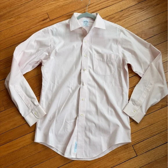 Brooks Brothers Light Pink Men’s Dress Shirt - Picture 4 of 6
